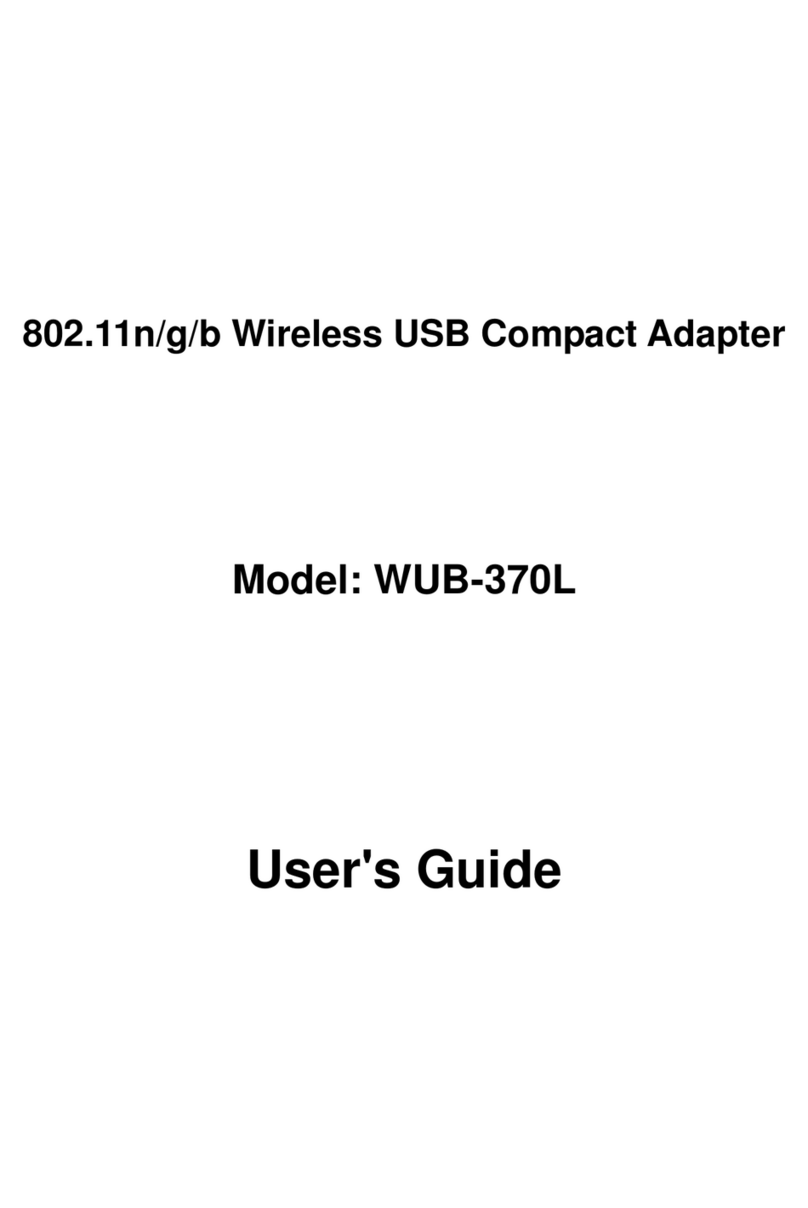 TRENDnet WUB-370L User manual