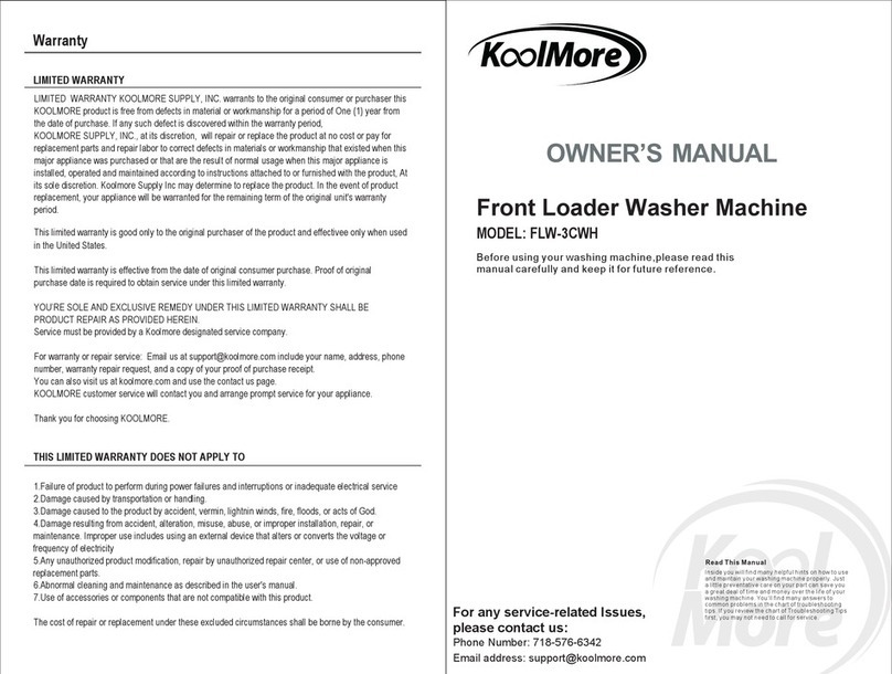 KoolMore FLW-3CWH User manual