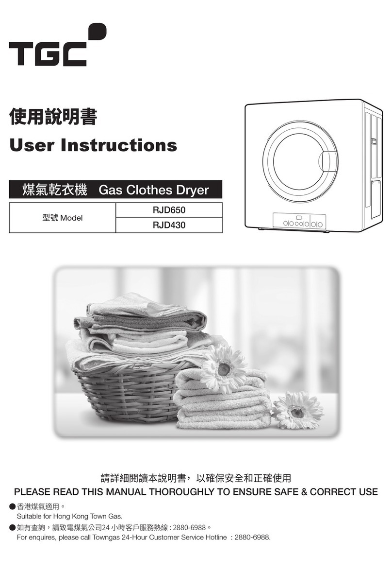 TGC RJD650 User instructions