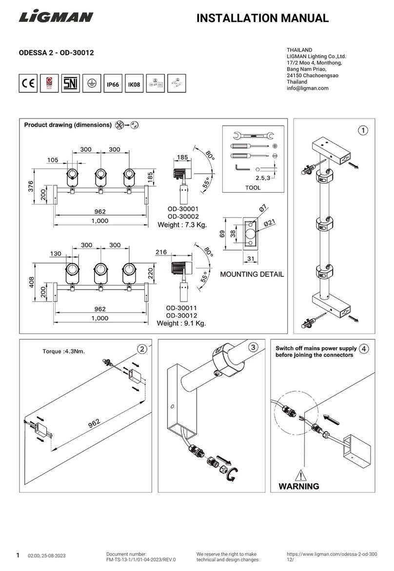 LIGMAN OD-30012 User manual
