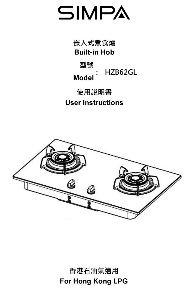 SIMPA HZB62GL User manual