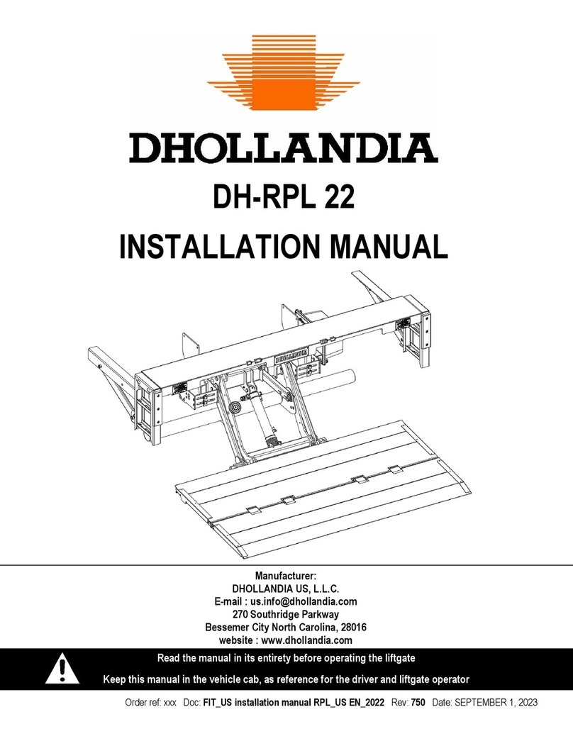 Dhollandia DH-RPL 22 User manual