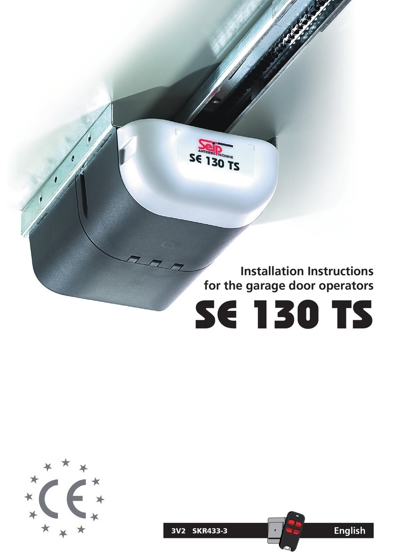 Seip SE 130 TS User manual