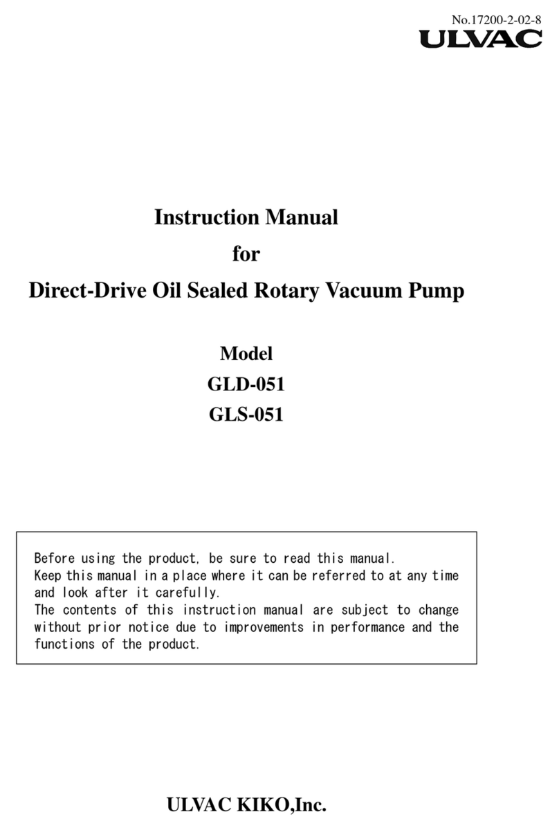 Ulvac GLD-051 instruction manual