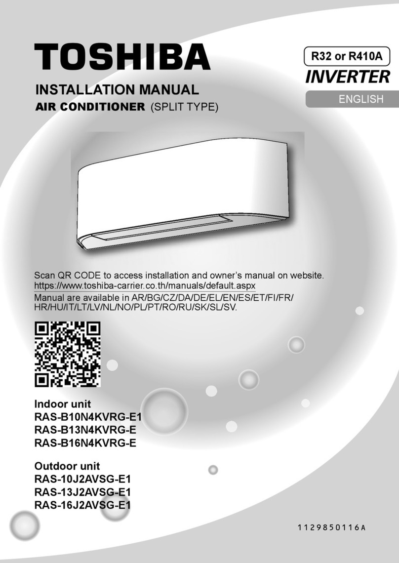 Toshiba RAS-B10N4KVRG-E1 User manual Toshiba RAS-B10N4KVRG-E1 User manual
