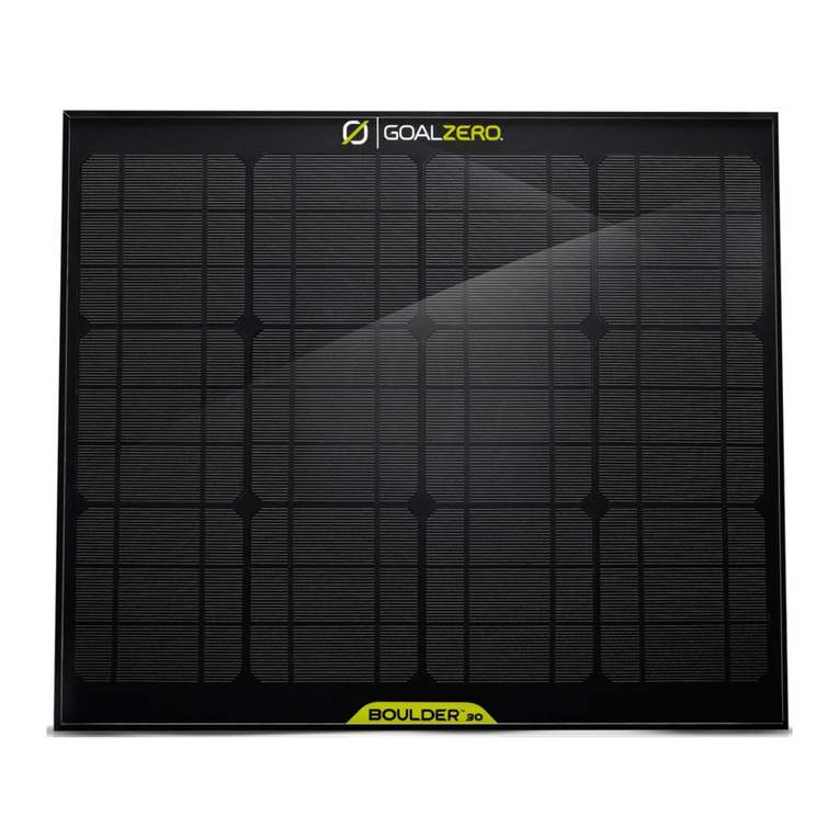 GOAL ZERO Boulder 30 User manual