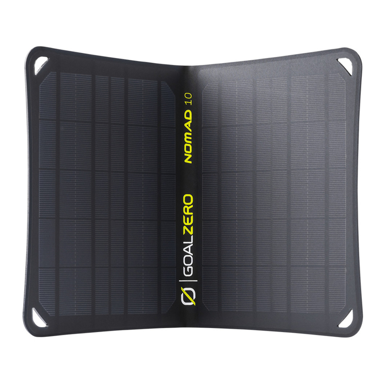 GOAL ZERO NOMAD 10 user manual