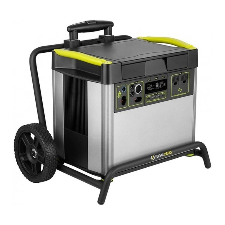 GOAL ZERO Yeti 3000X user manual