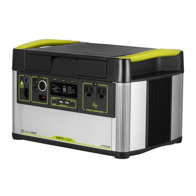 GOAL ZERO YETI 1000X user manual