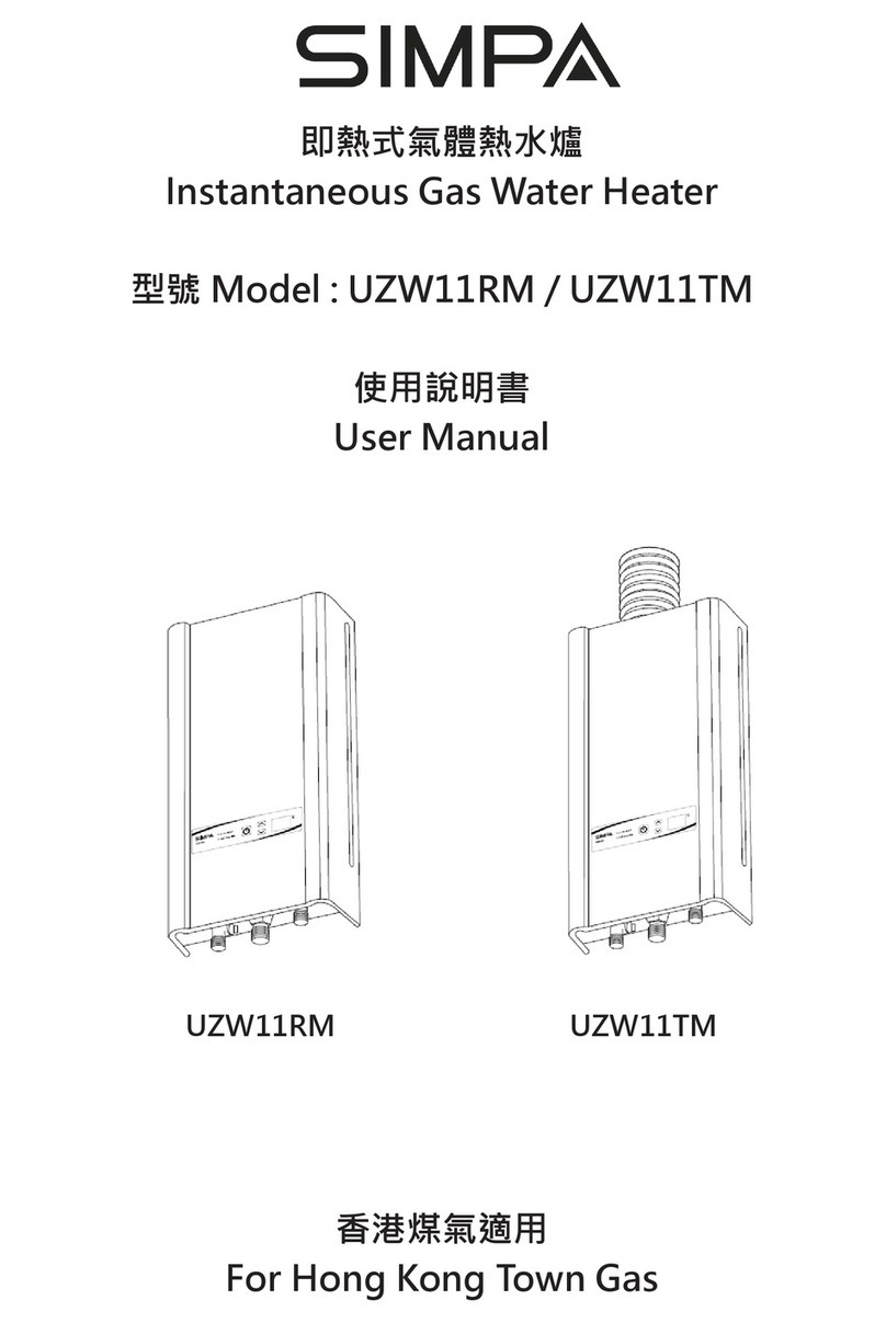 SIMPA UZW11RM User manual