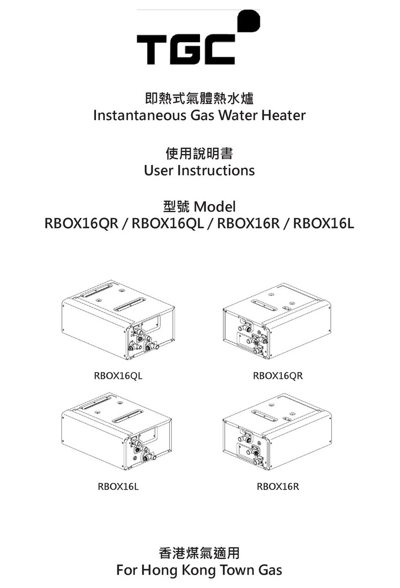 TGC RBOX16QR User instructions
