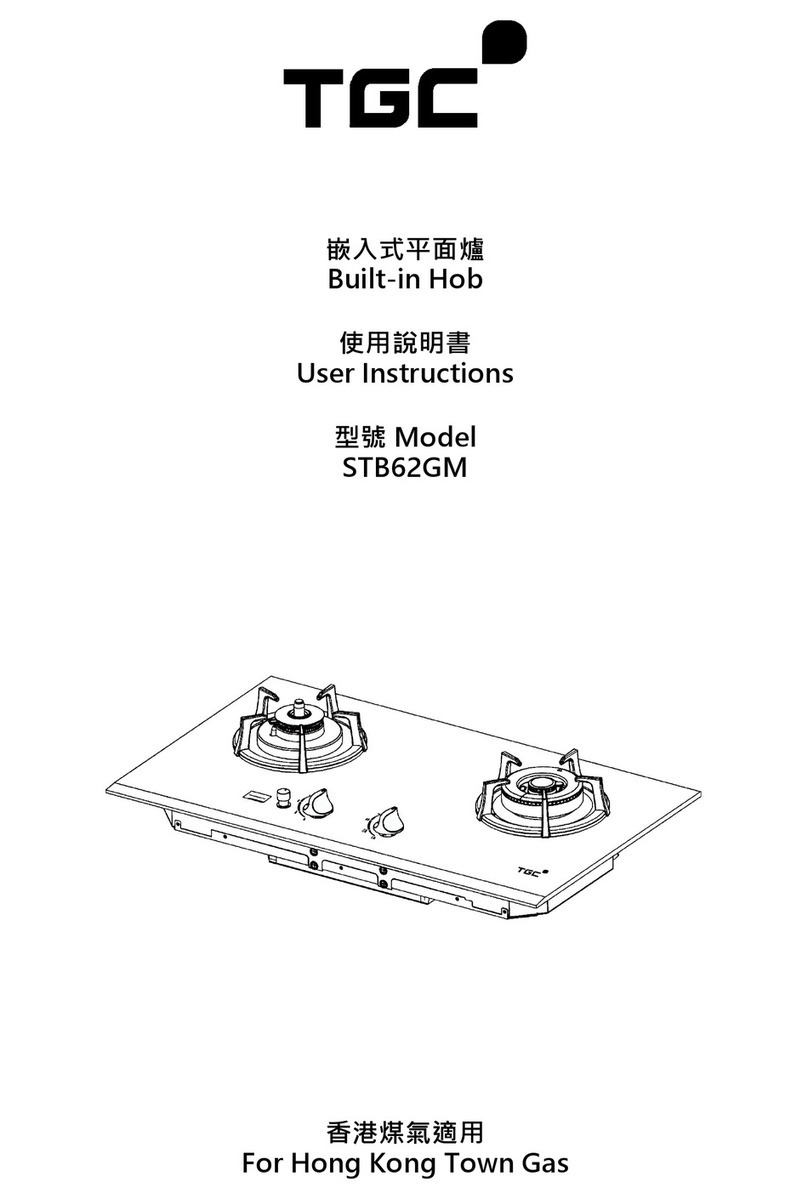 TGC STB62GM User instructions