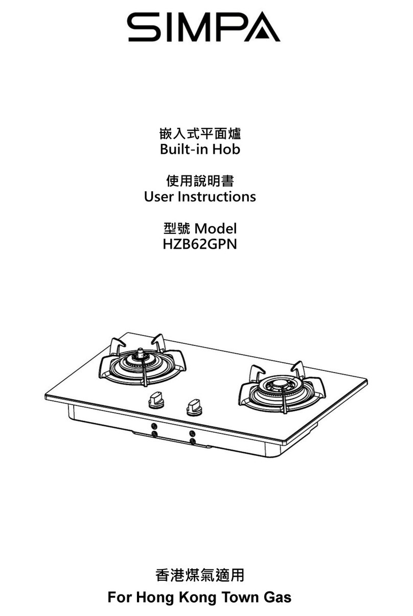 SIMPA HZB62GPN User manual