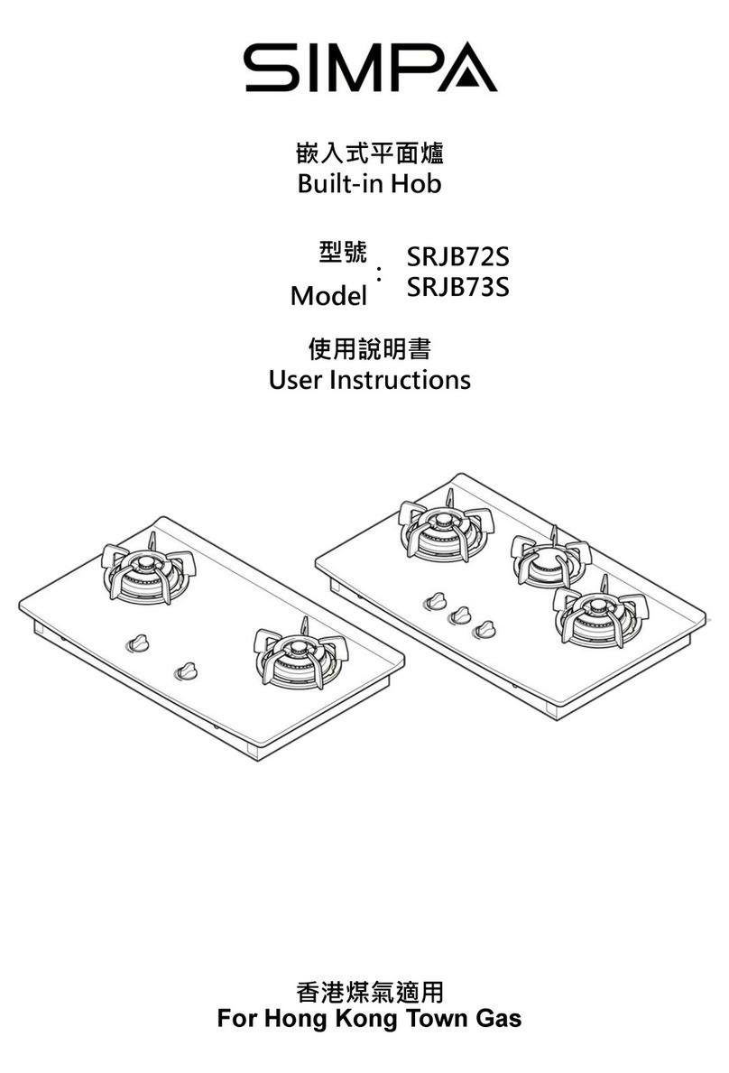SIMPA SRJB72S User manual