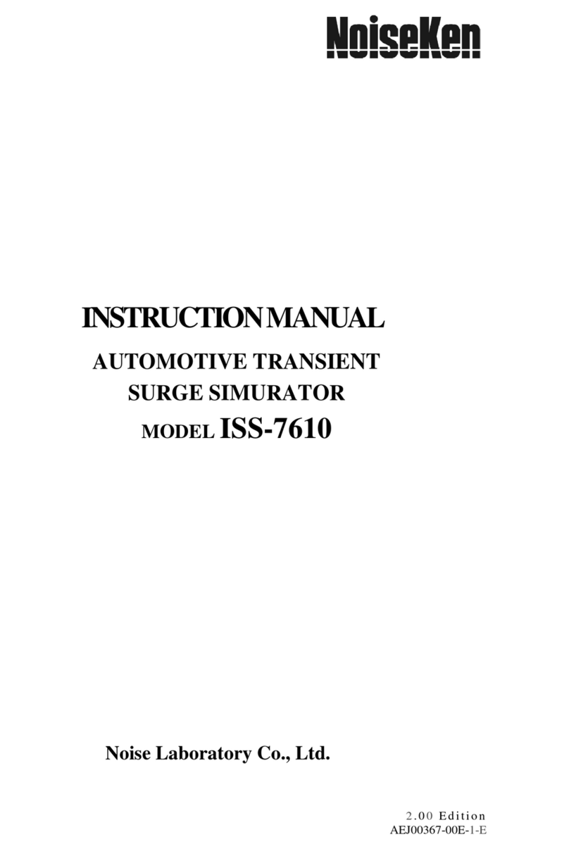 NoiseKen ISS-7610 instruction manual