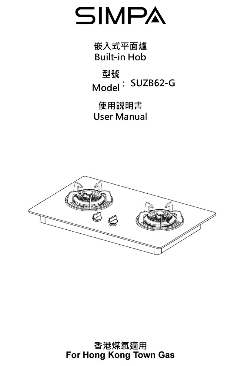 SIMPA SUZB62-G User manual