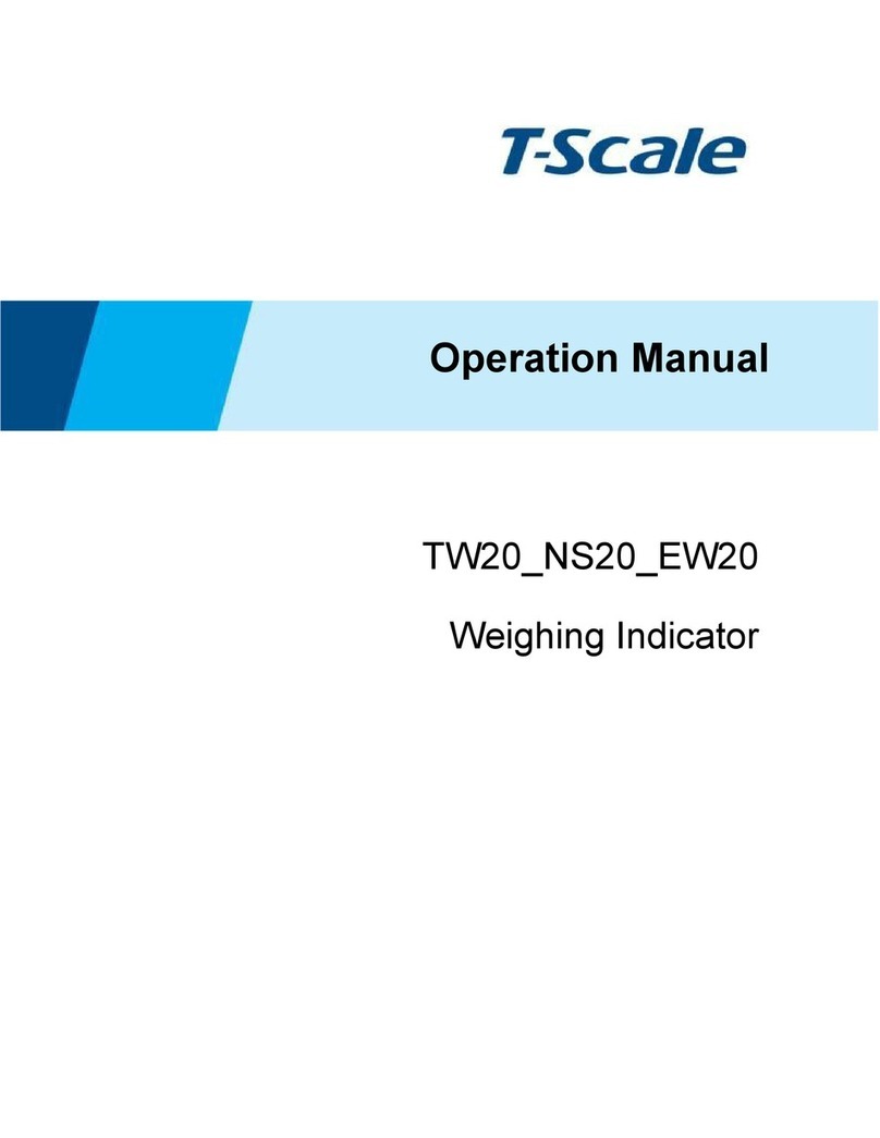 TScale TW20 Series Operation manual