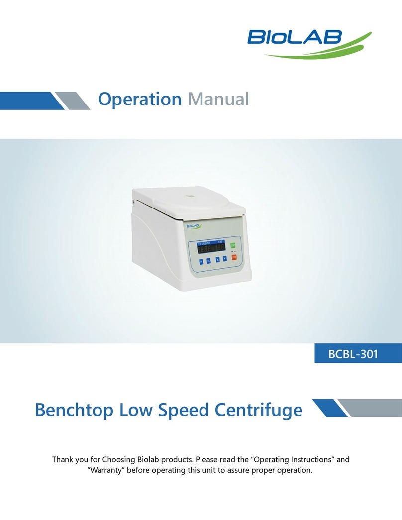BioLAB BCBL-301 Operation manual