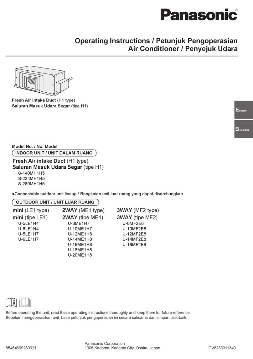 Panasonic S-140MH1H5 User manual