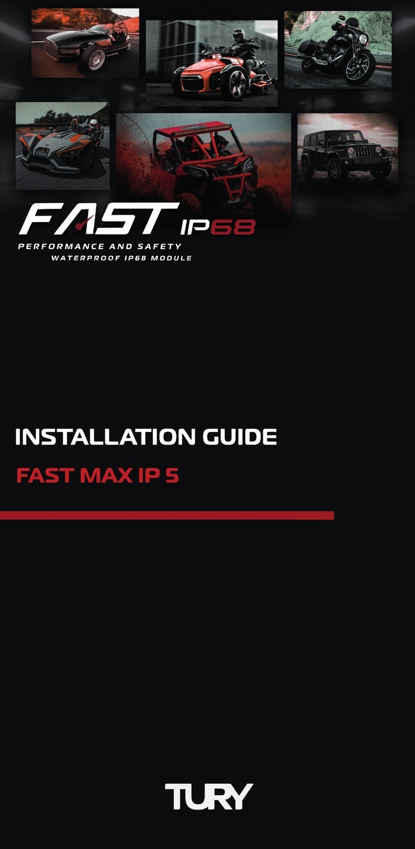 TURY FAST MAX IP 5 installation guide