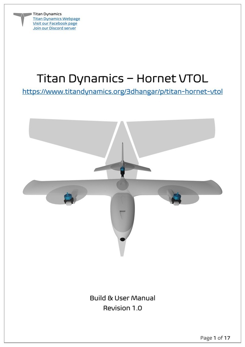 Titan Dynamics Hornet VTOL User manual