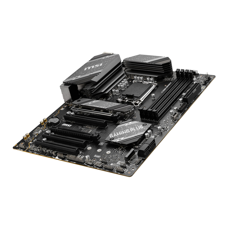 MSI B760 GAMING PLUS WIFI User manual