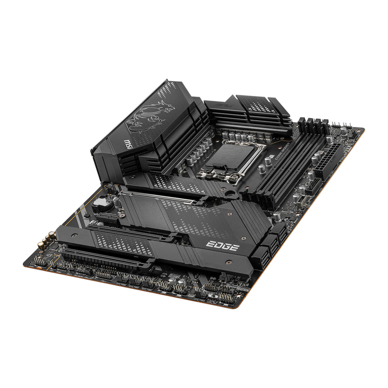 MSI MPG Z690 EDGE WIFI DDR4 User manual