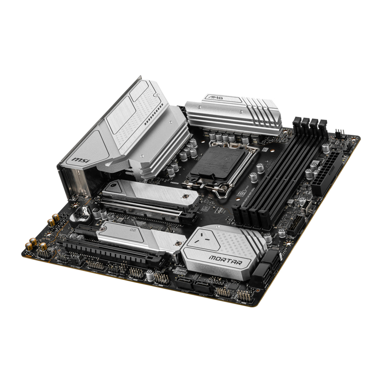 MSI MAG B660M MORTAR WIFI DDR4 User manual