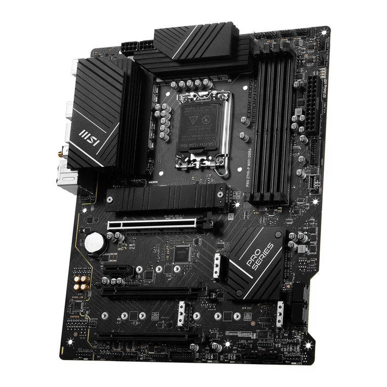 MSI PRO Z790-P WIFI DDR4 User manual