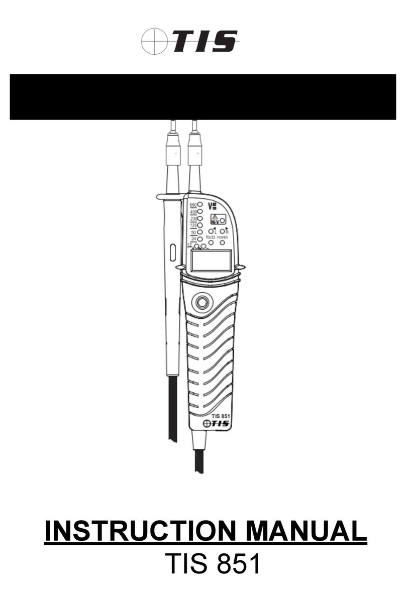 TIS 851 User manual