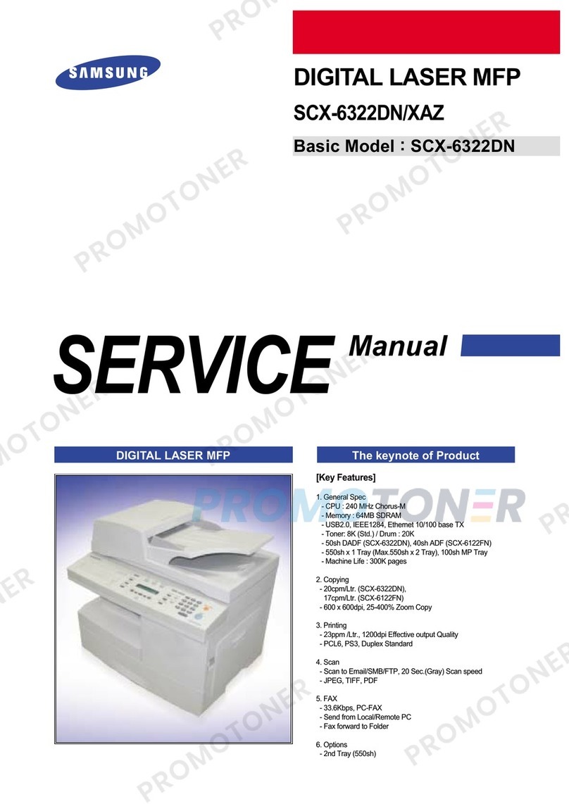 Samsung SCX-6322DN/XAZ User manual Samsung SCX-6322DN/XAZ User manual