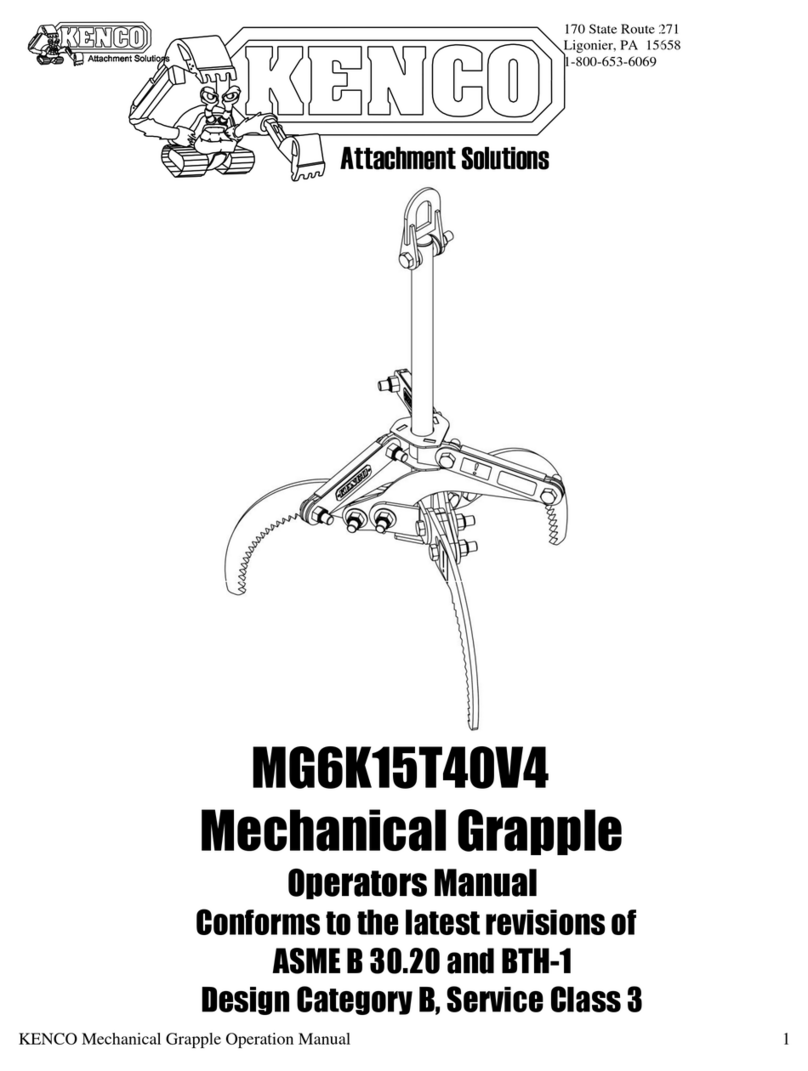 Kenco MG6K15T40V4 Operator's manual