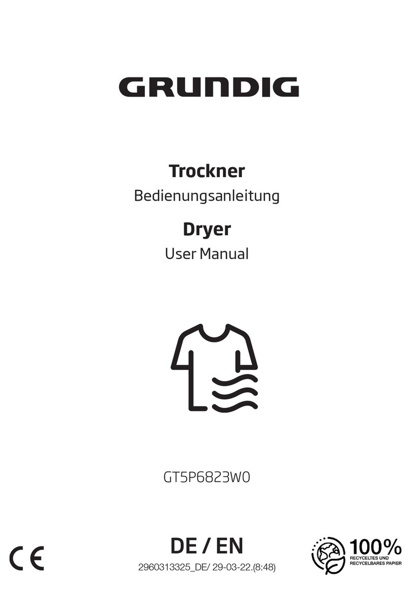 Grundig GT5P6823W0 User manual