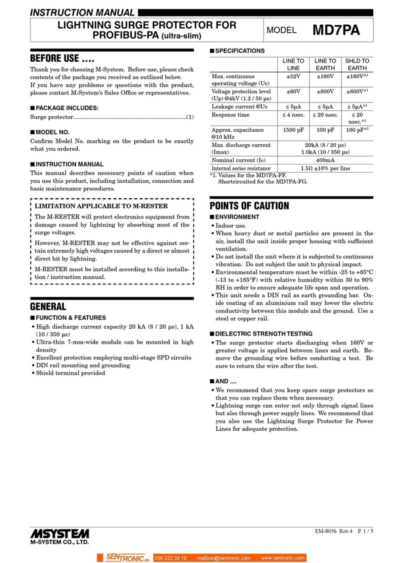 M-system MD7PA User manual
