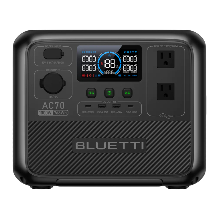 Bluetti AC70 User manual