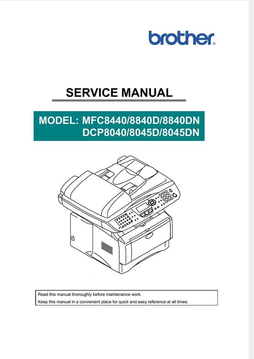 Brother MFC8440D User manual Brother MFC8440D User manual