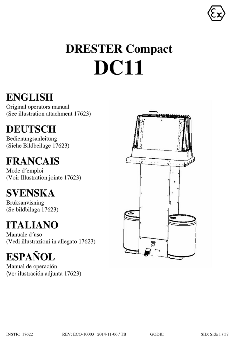 Drester DC11 Original Operator's Manual