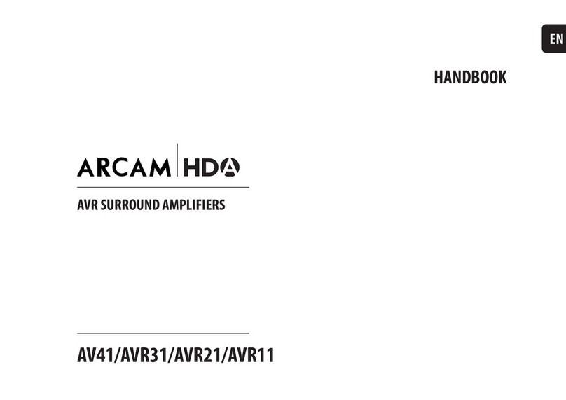 Arcam HDA AV41 User manual