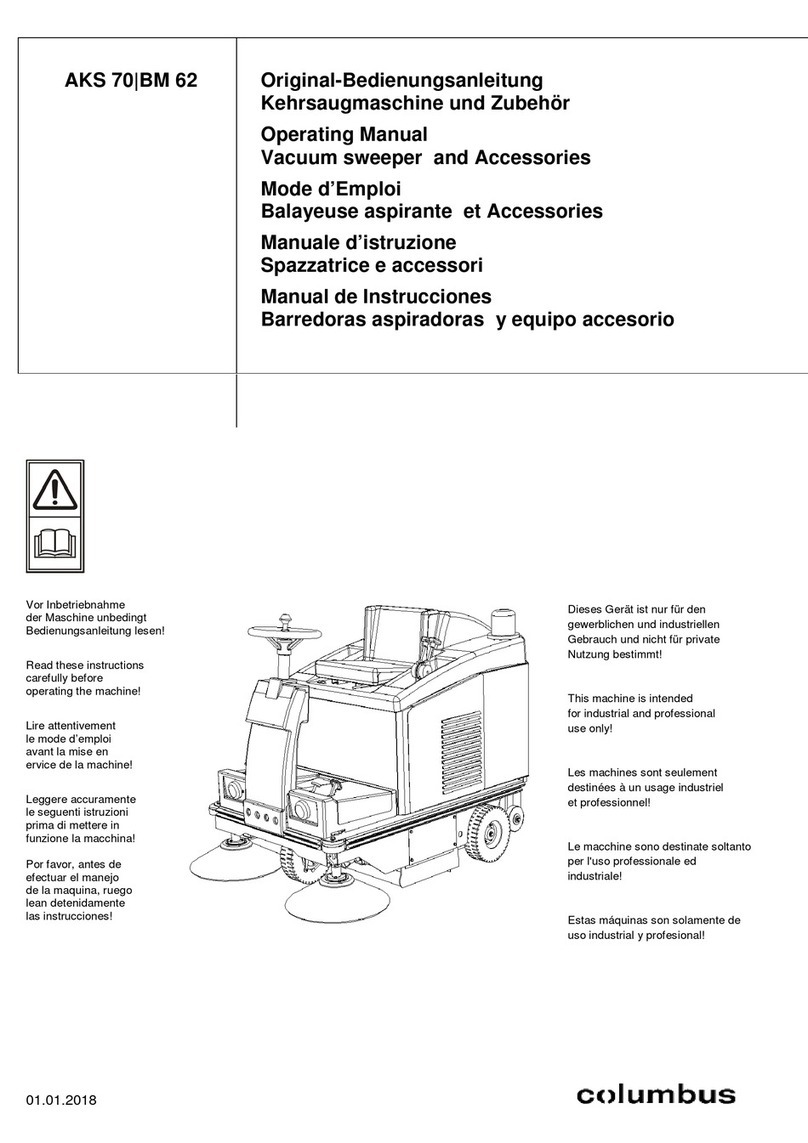 Columbus AKS 70 BM 62 operating manual Columbus AKS 70 BM 62 operating manual