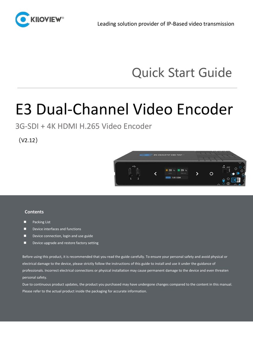Kiloview E3 quick start guide