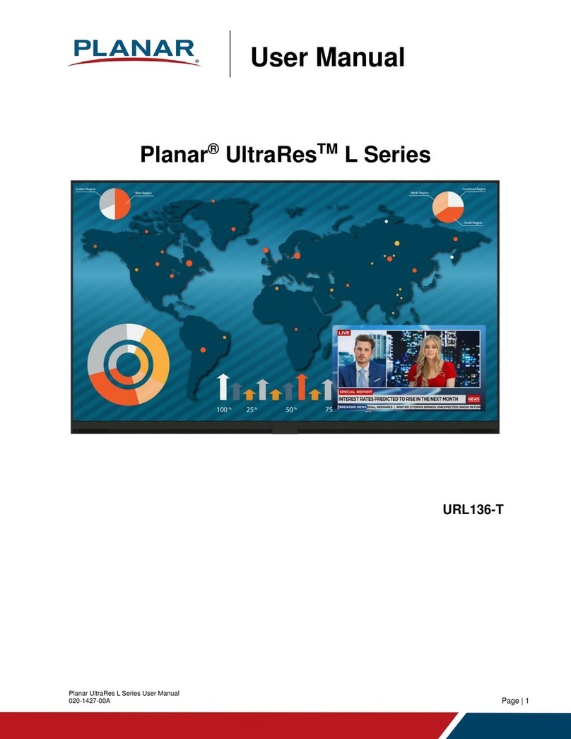 Planar UltraRes L Series User manual