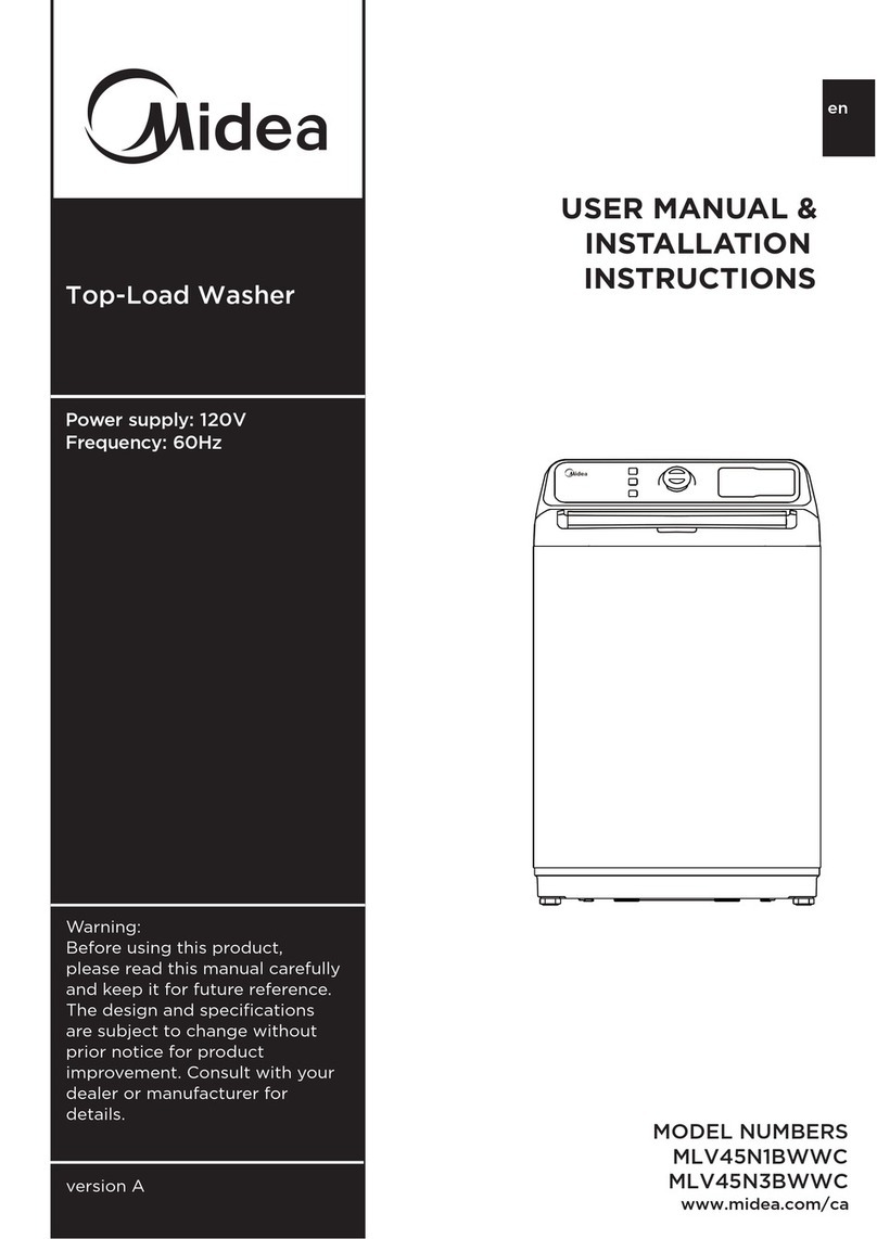Midea MLV45N1BWWC Manual