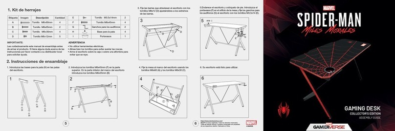 Marvel GAMERVERSE SPIDER-MAN Miles Morales... Assembly guide Marvel GAMERVERSE SPIDER-MAN Miles Morales... Assembly guide