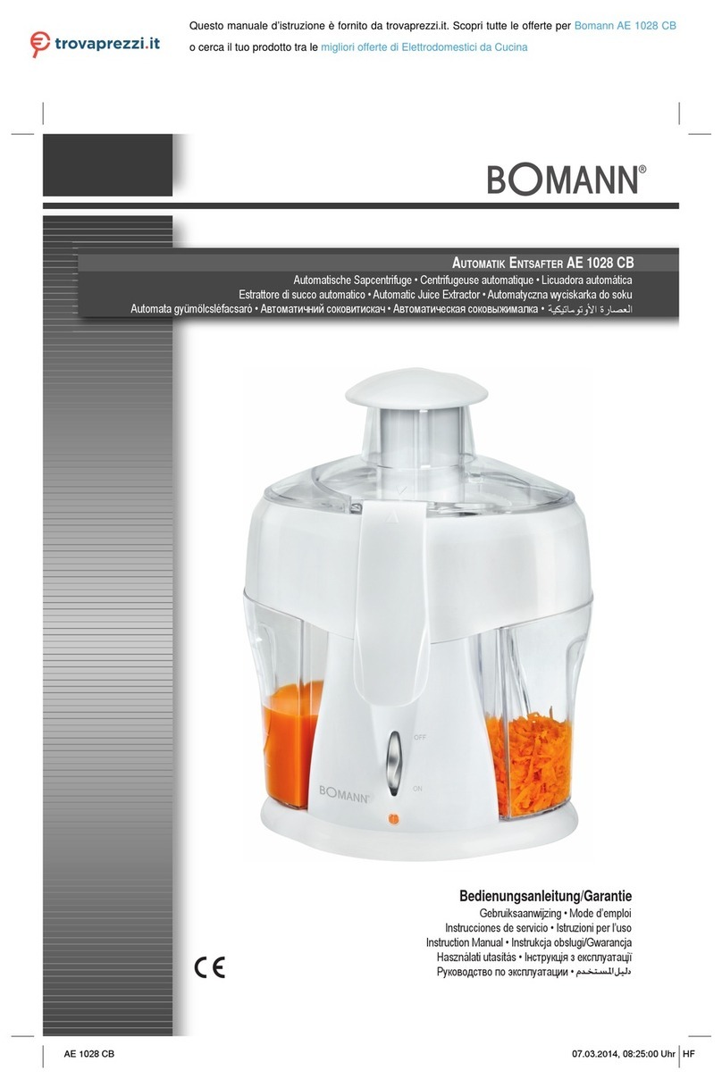 BOMANN AE 1028 CB instruction manual