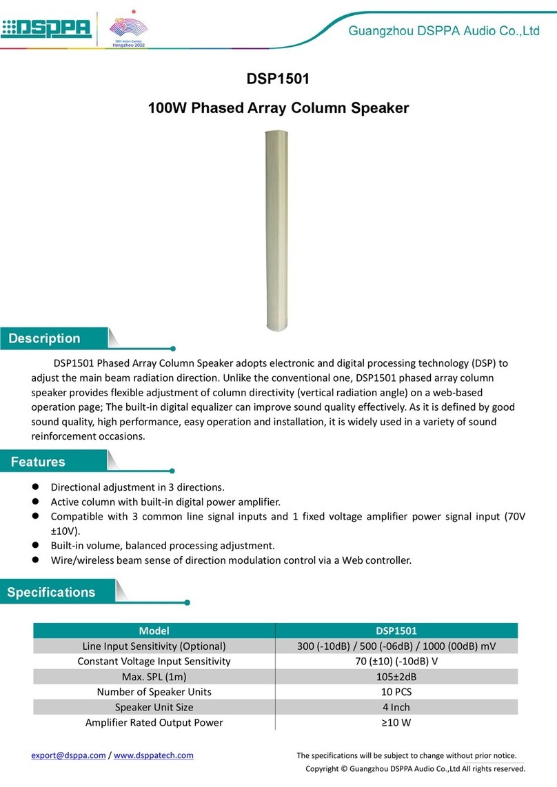 DSPPA DSP1501 User manual