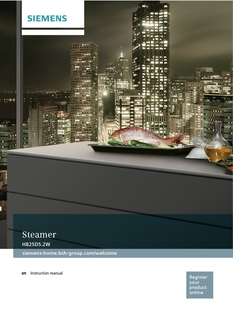 Siemens HB25D5 2W Series User manual