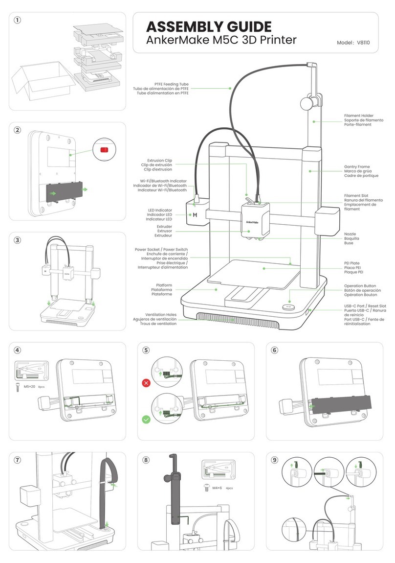 AnkerMake M5C Assembly guide