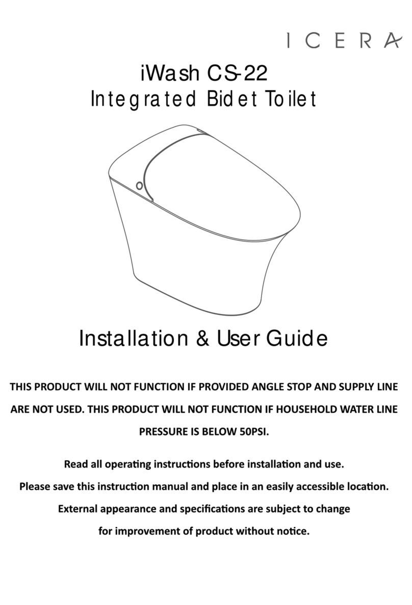 Icera iWash CS-22 Installation & user guide