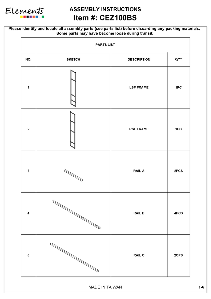 Elements CEZ100BS User manual Elements CEZ100BS User manual