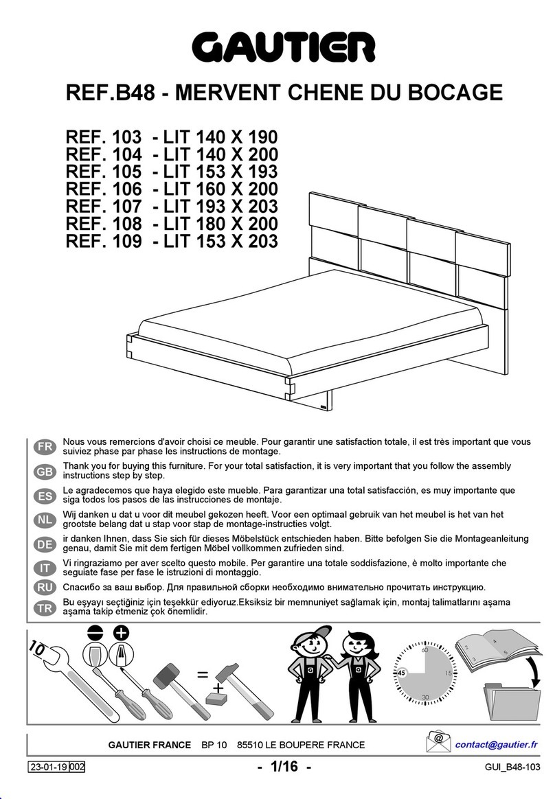 Gautier B48 User manual